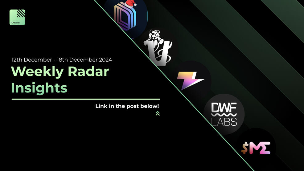 Weekly Radar Insights (Radarblock)